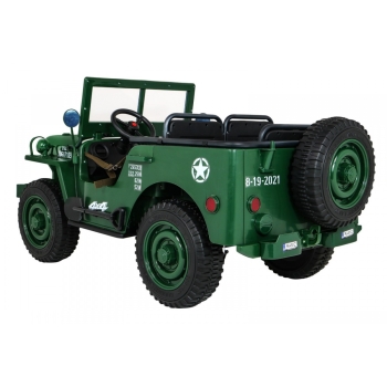Jeep Wojskowy Retro na Akumulator 4x4  JH-101